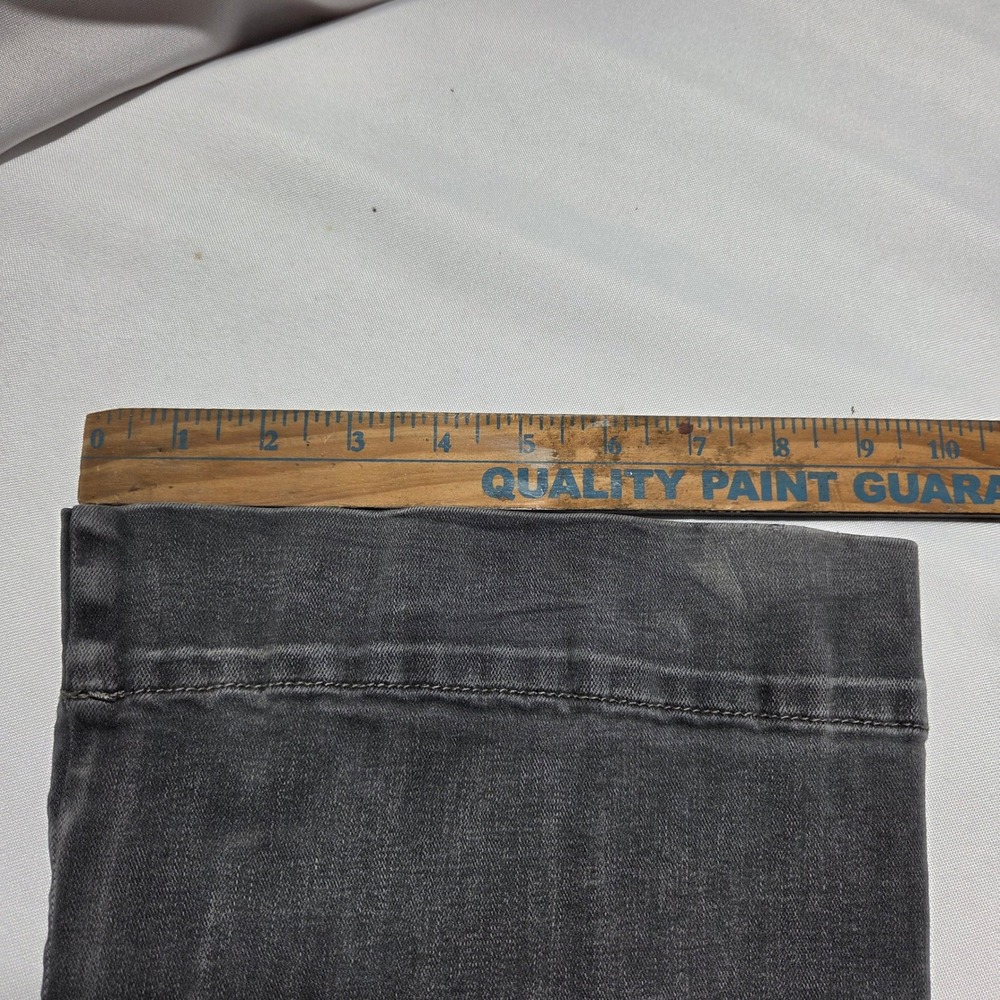 Cowgirl Tuff Co Charcoal Gray Bootcut Flare Western Jeans W27 L33 Embroidered - Picture 8 of 8